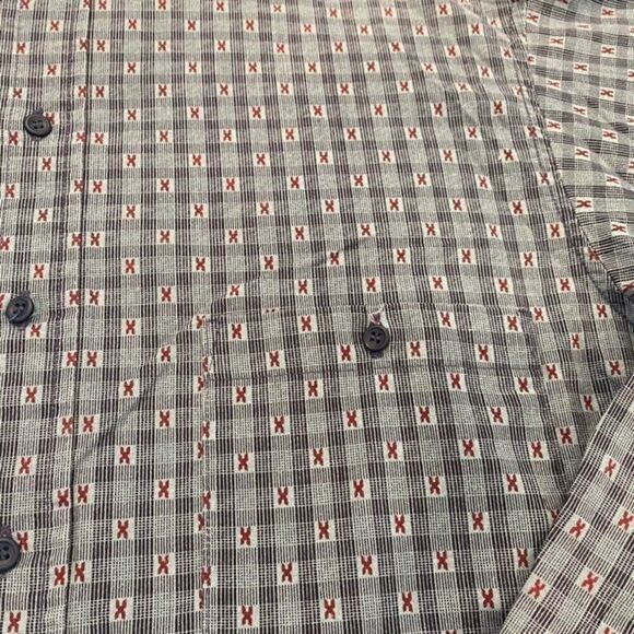 Wrangler Vintage Blue Mock Neck Polo Shirt Men Large Bin I-17 - Picture 2 of 4